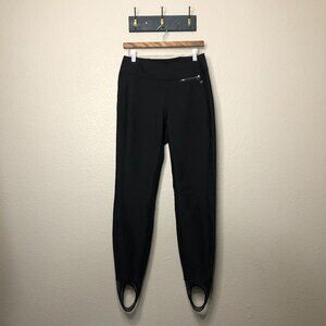 Obermeyer Black Tapered Ski Pants Women's 10 Resort Winter Ski Snow Outdoor EUC